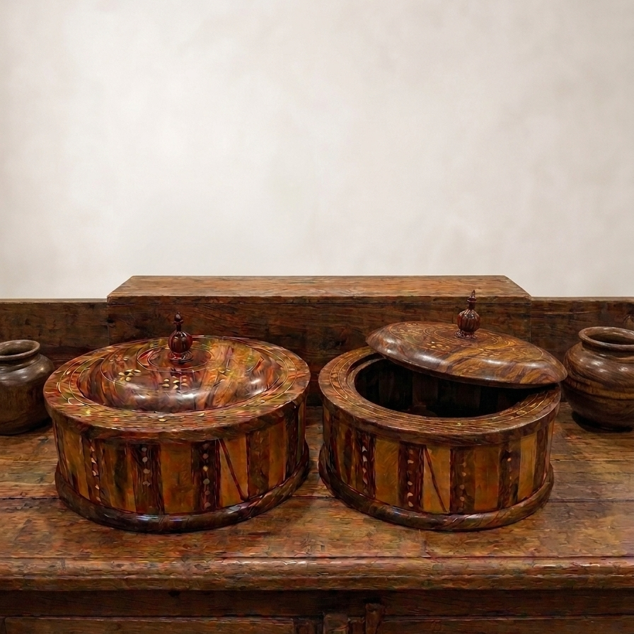 Wooden Hot Pot – Insulated Food Warmer